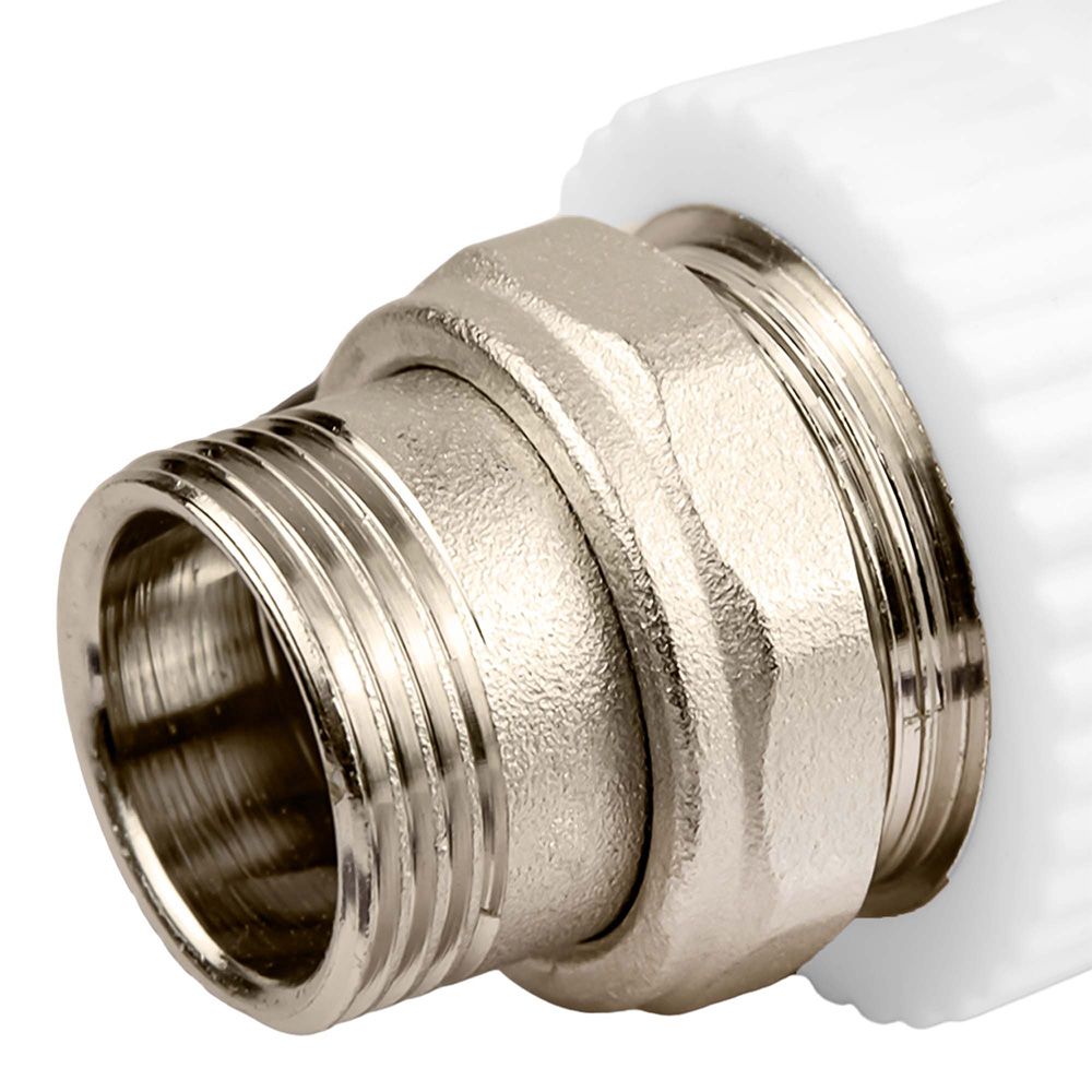 Кран шаровой для радиатора полипропилен 25 мм х 3/4" прямой VRT