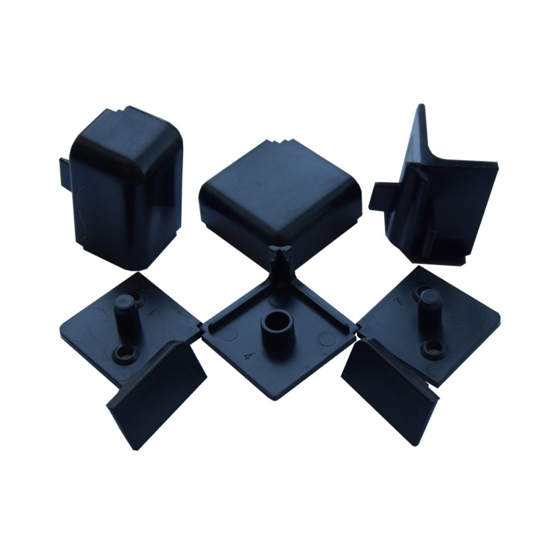 Комплект заглушек КВАДРО черный