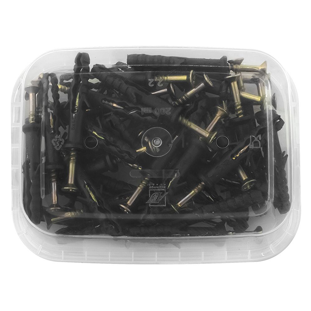 Дюбель-гвоздь потайной бортик 6х40 мм 40 шт