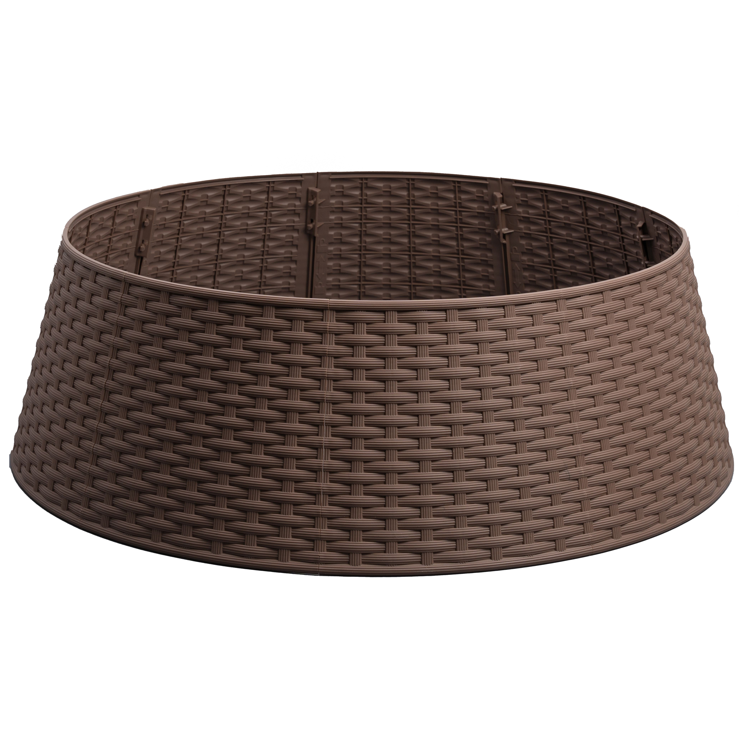 Юбка для основания елки Моя Елочка d72 см d61 см h23 см коричневый 2424-5336