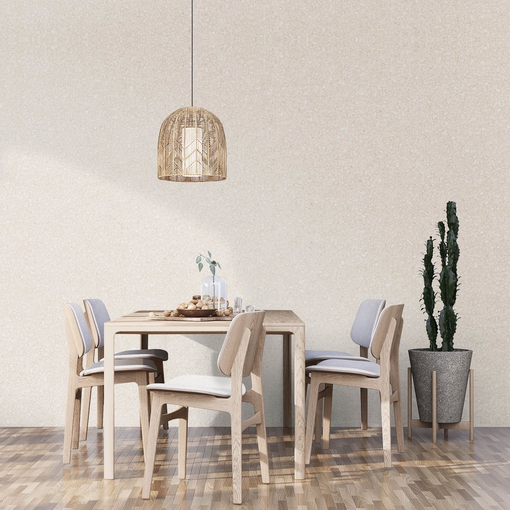 Обои domINGO Слюда 11312-01 бежевые штукатурка 1,06х10 м