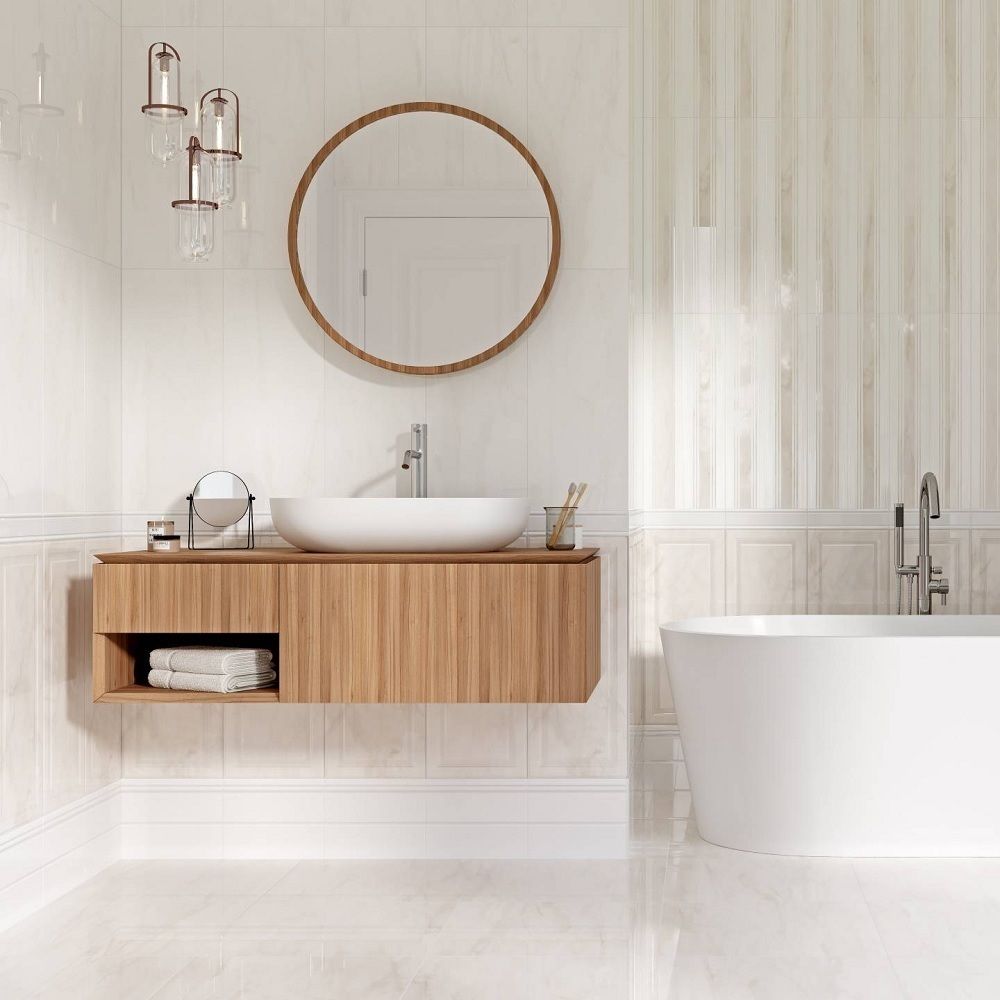 Плитка настенная Gracia Ceramica Lira beige wall 03 25х60 см 1,2 м2