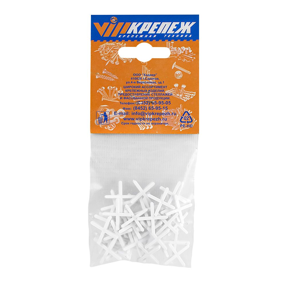 Крестики для кафельной плитки 2,0мм. (48)
