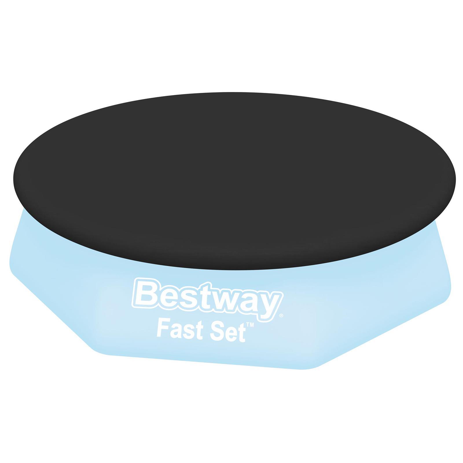 Тент для бассейнов с надувным бортом Fast Set 244 см (240 см) Bestway 58032
