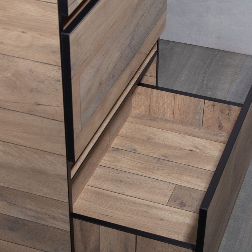 Тумба Берлин 60 2 ящика plus Гамбия под раковину Марко Слим 60