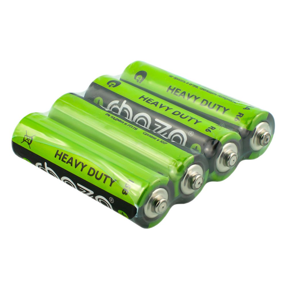 Батарейка солевая Фaza Heavy Duty АА/R6/Shrin-4 4 шт