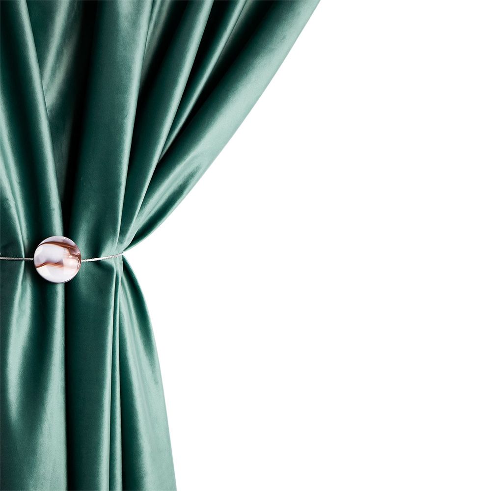 Клипса с магнитом круг 45 мм на тросе Агат №80 коричневый мрамор