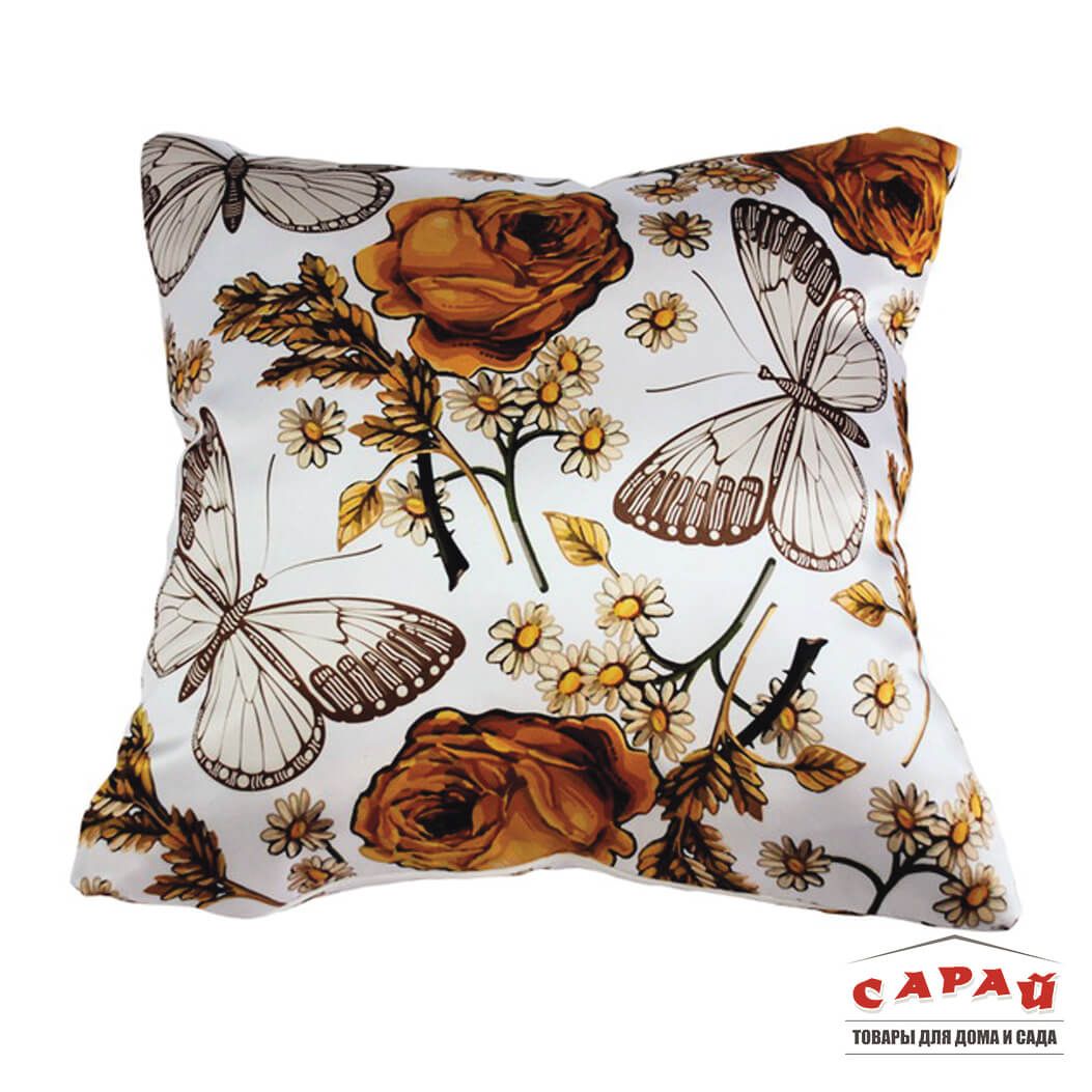 Подушка интерьерная атлас большая в ассортименте