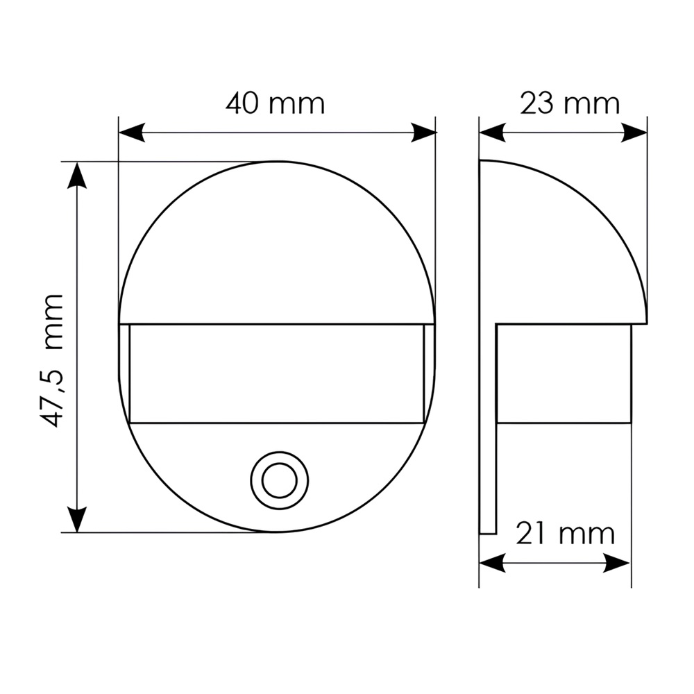 Ограничитель дверной DS1 BL черный