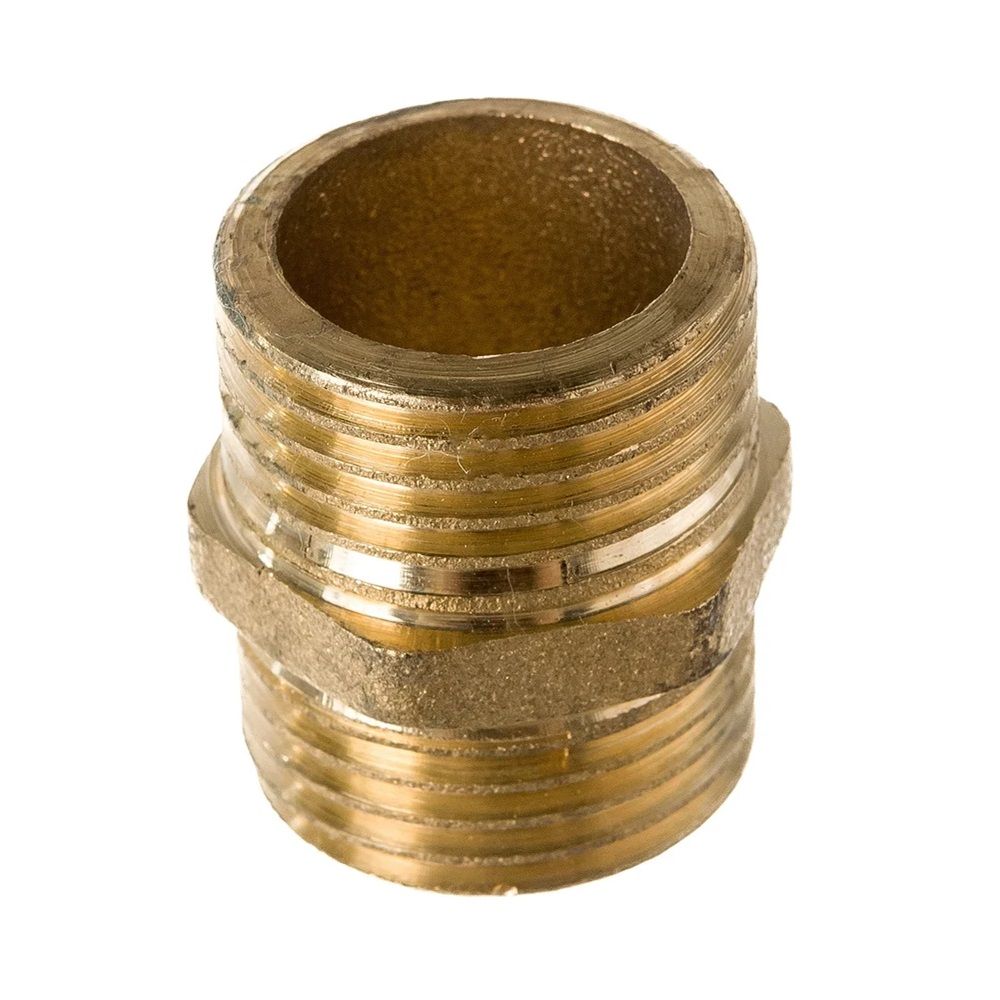 Ниппель латунь 1/2" НР
