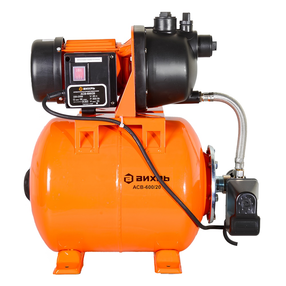 Насосная станция Вихрь АСВ-600/20 600Вт Н35м 55 л/мин
