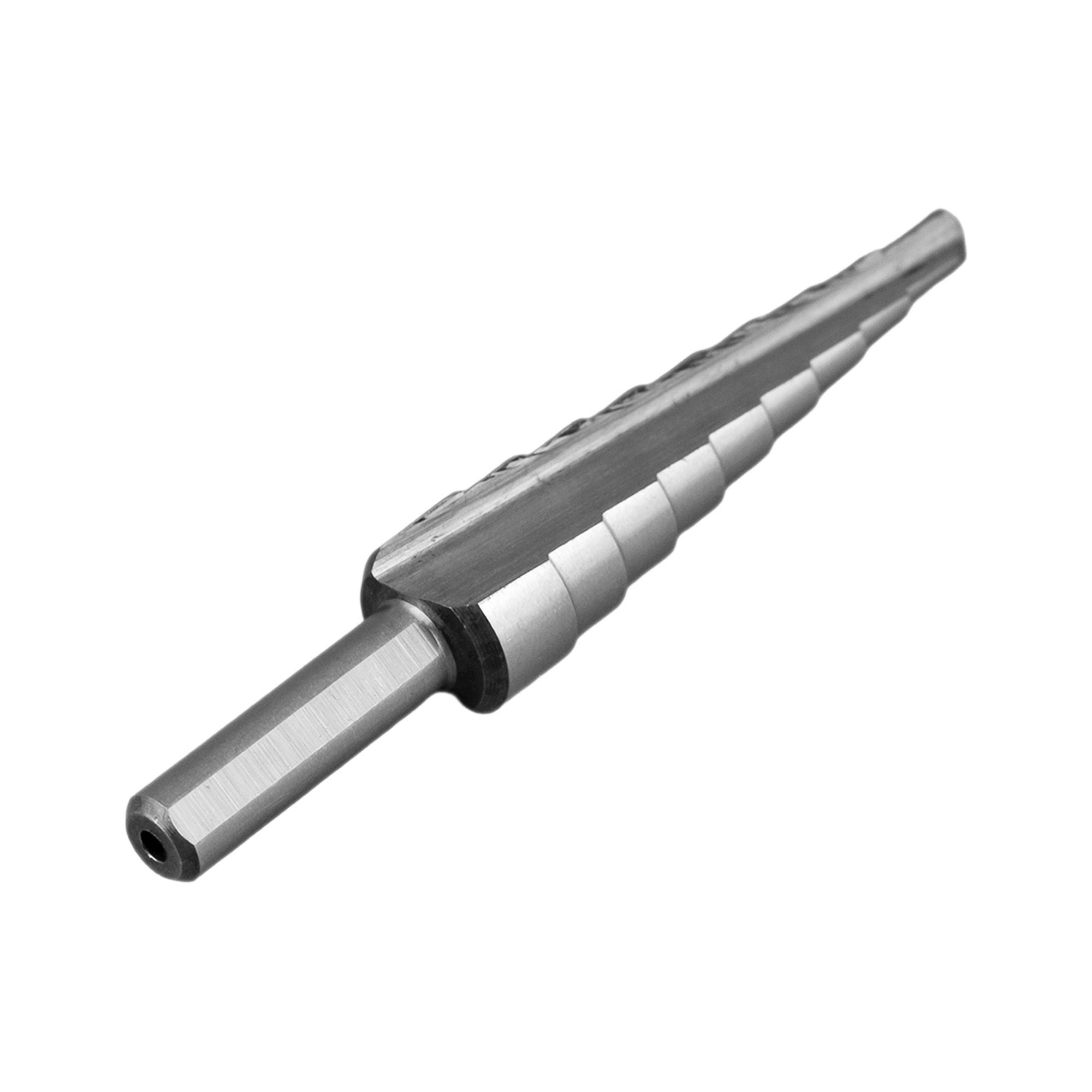 Сверло по металлу ступенчатое 4-12 мм 9 ступеней HSS Курс 36401