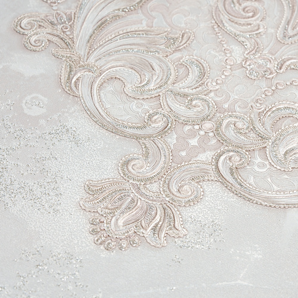 Обои Артекс Бельканто 11366-02 бежевые вензель 1,06х10 м