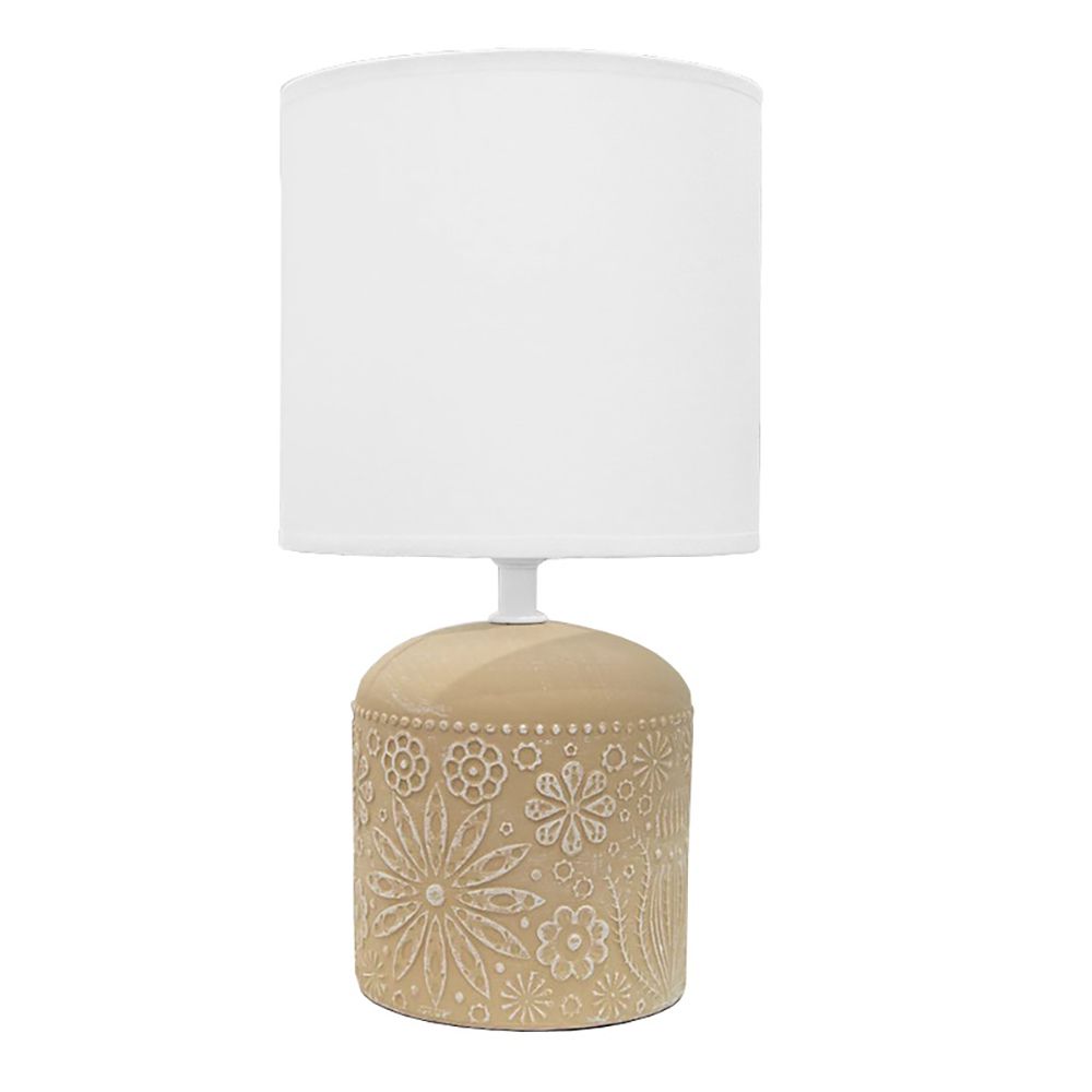 Светильник настольный Лючия 652 Инди 40Вт Е14 капучино/белый