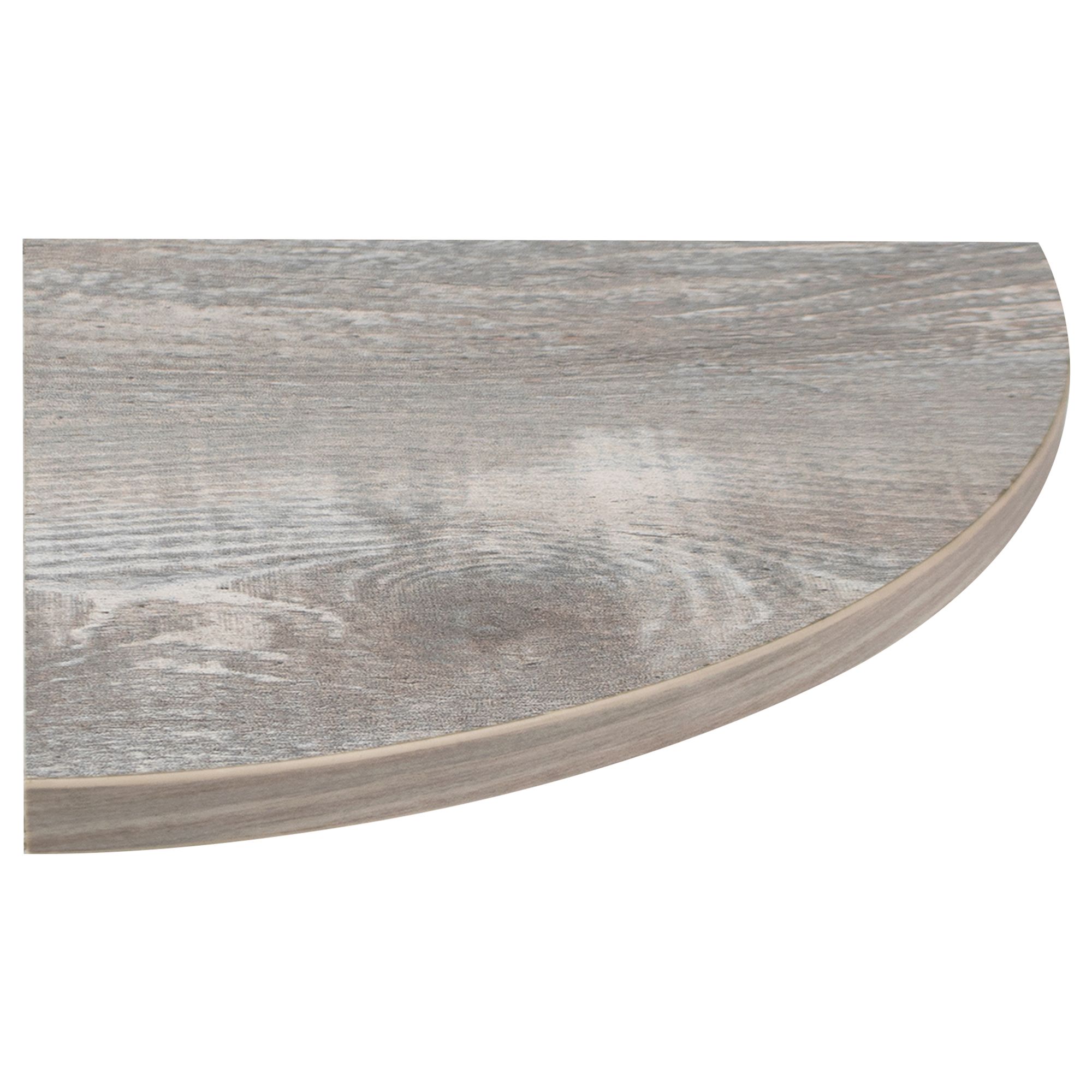 ПОЛКА 350*350*16 Бетон пайн угловая ПЗ-35