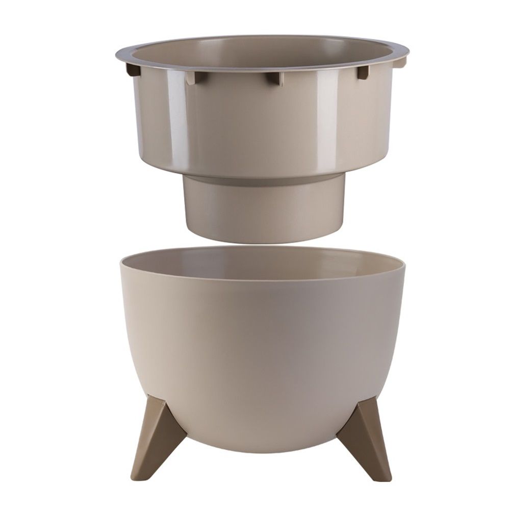 Кашпо Грация кремовый 4,5 л