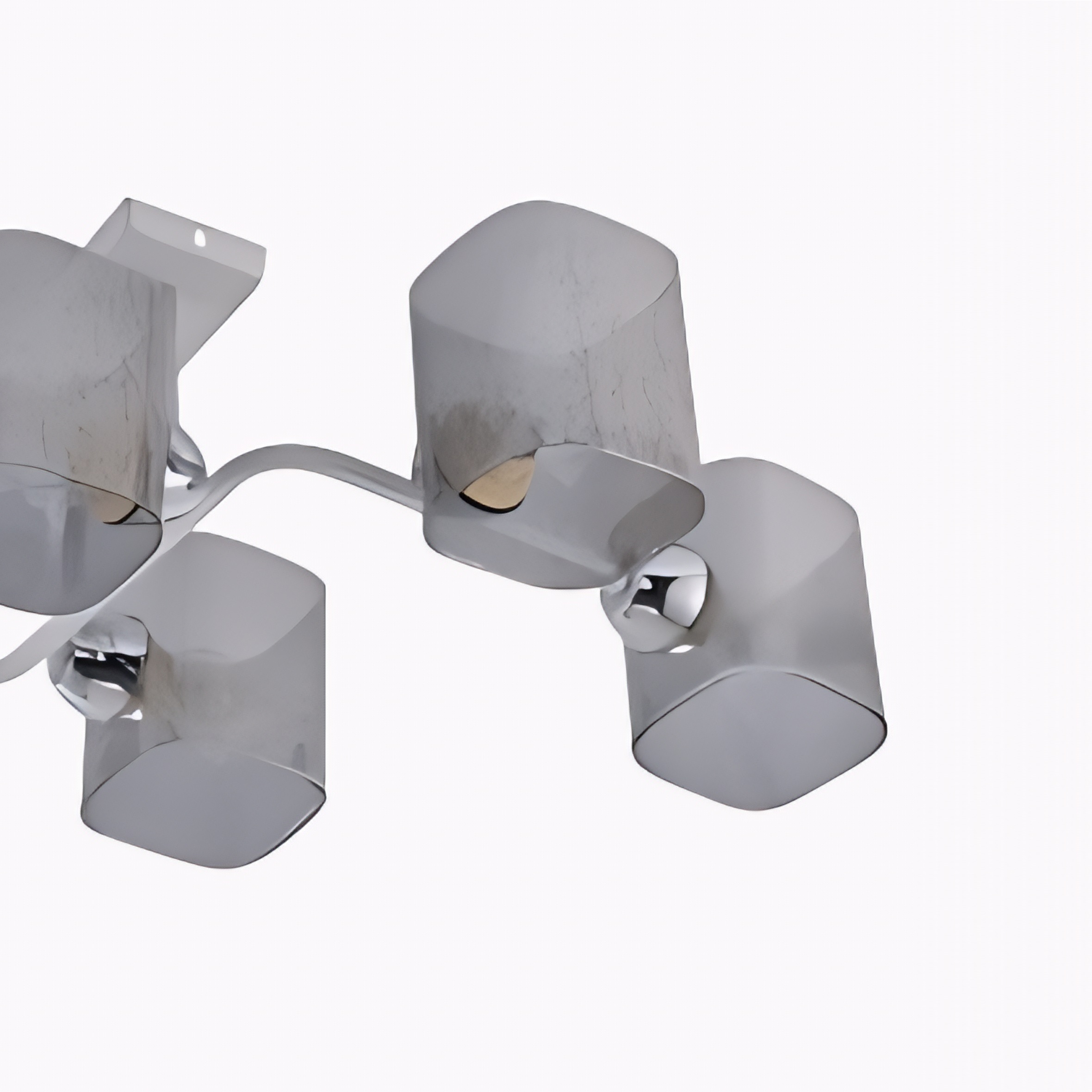 Люстра потолочная XA1615/6 WH+CR белый+хром 6х60Вт E27 d680 h210, HN25