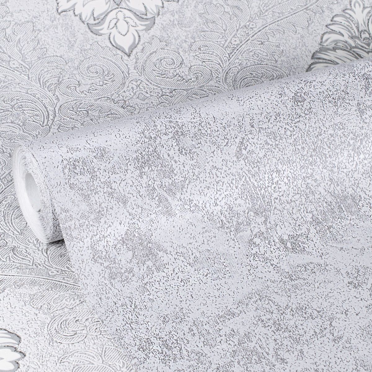 Обои Aurora Раджа С50 5004 03 серые штукатурка 1,06х10,05 м