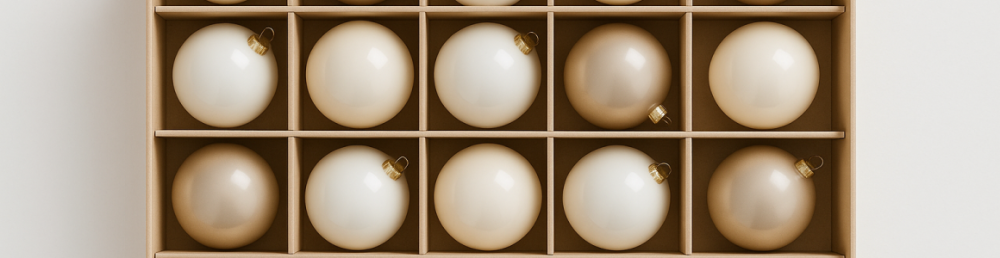 Коробка для хранения елочных игрушек с ячейками: надёжная упаковка для долгого срока службы