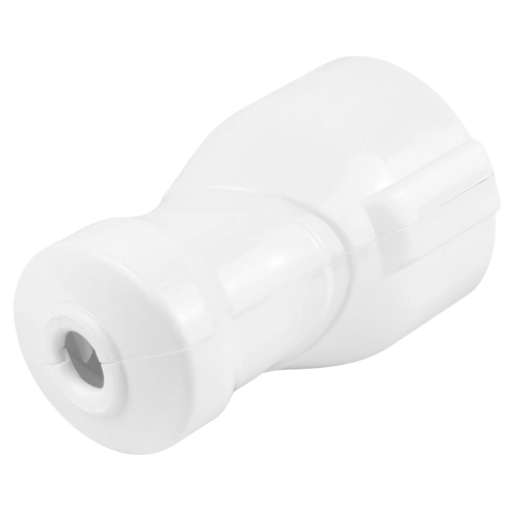 Гнездо штепсельное белое  б/з евро IP20 (ABS-пласт) ProfiTec ST TURBO