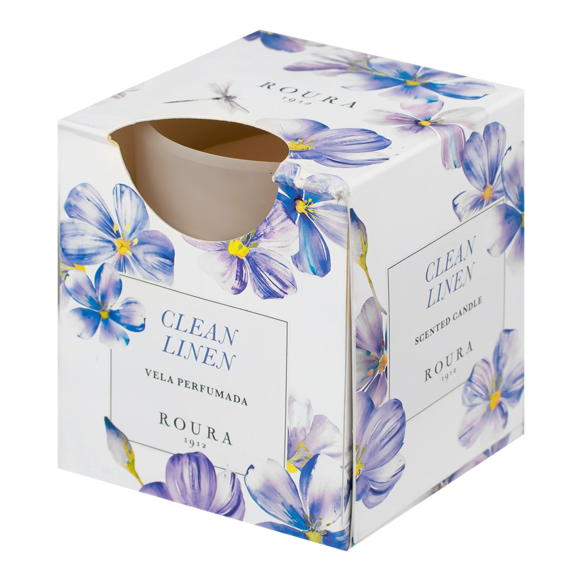 Свеча в стакане Свежесть 85х70 ароматизированная Roura