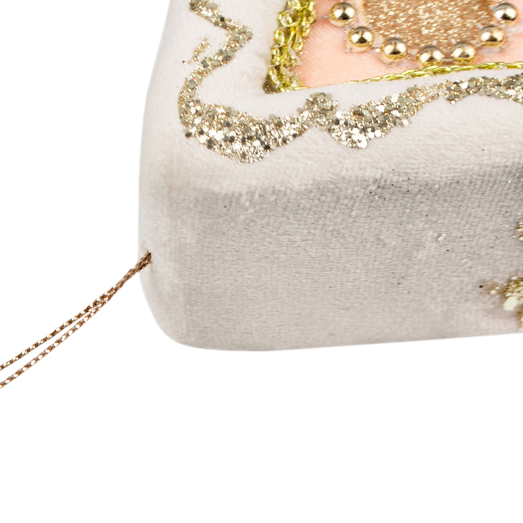 Украшение новогоднее Домик 10,5х15х6 см 4 вида 808681