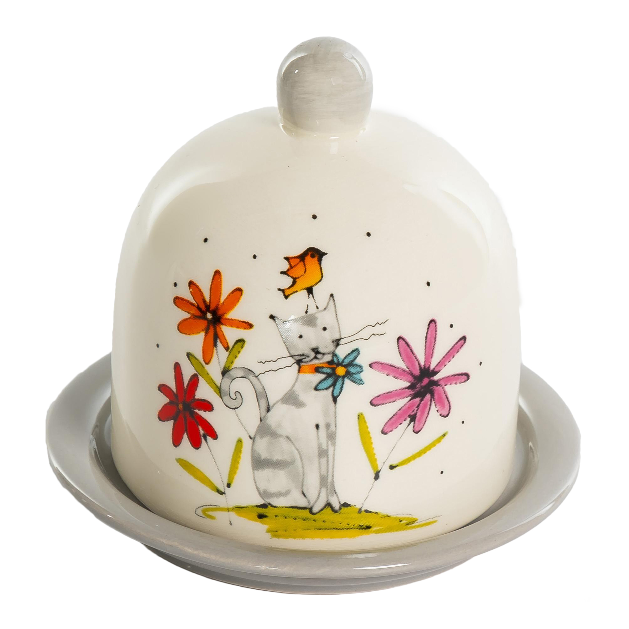 Лимонница Cерый кот 9,7 см