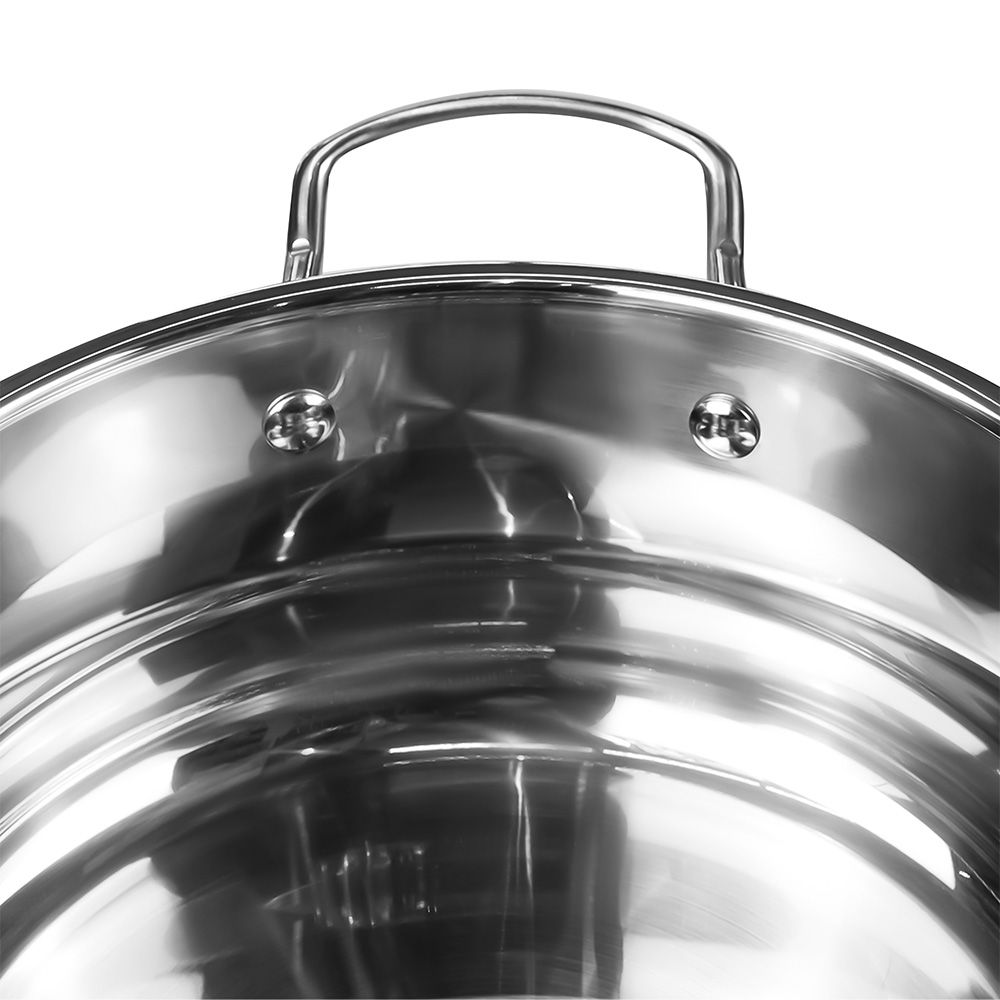 Кастрюля Regent inox Linea Bella со стеклянной крышкой 4,9 л