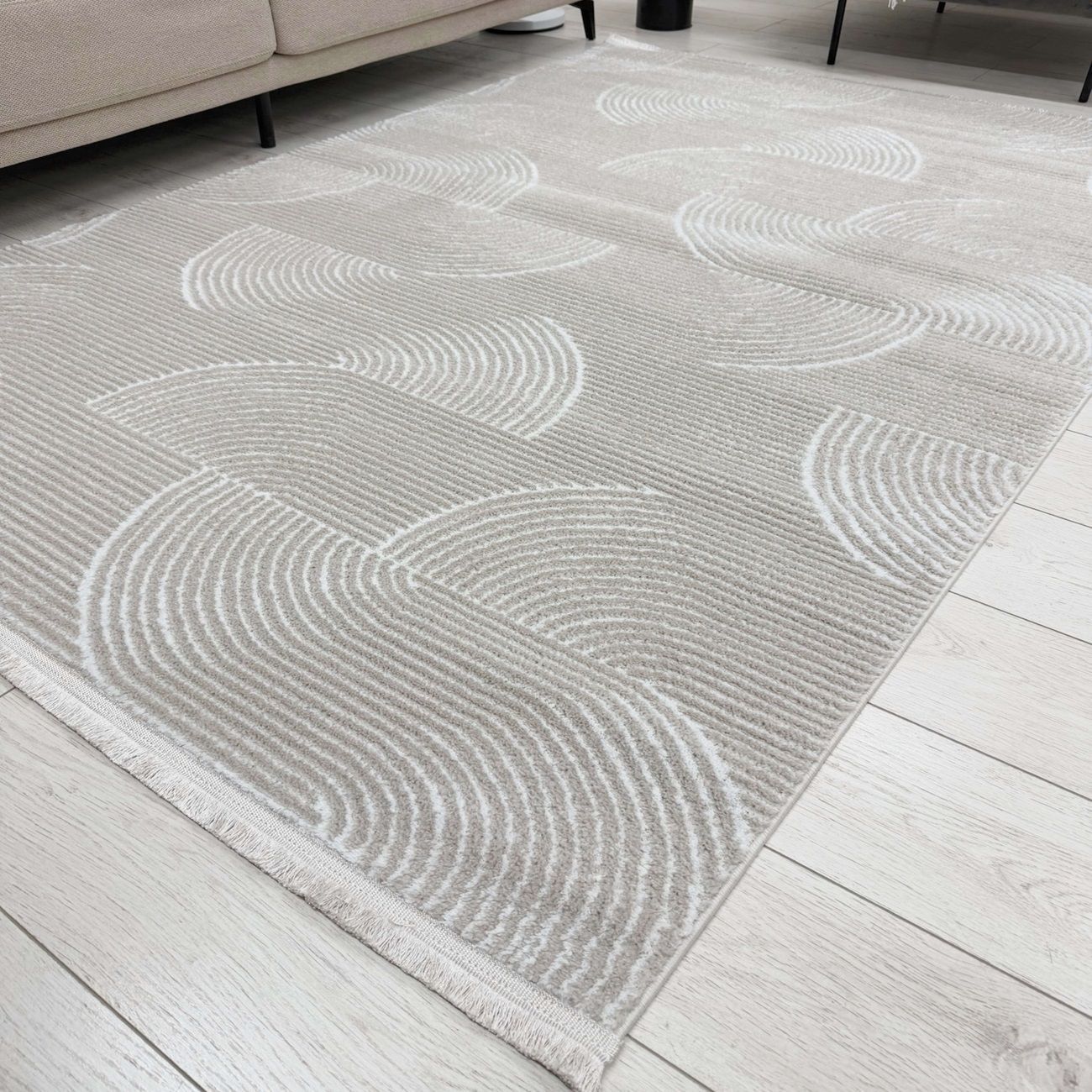 Ковер Аврелия HL600A 0,8х1,5 м кремовый