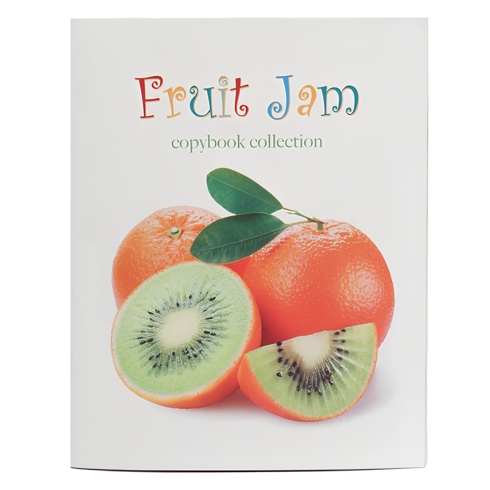 Тетрадь А5 Staff 48 листов клетка Фрукты №2 Эконом