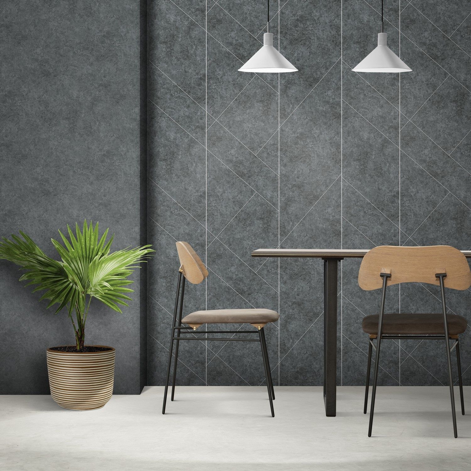 Обои 60845-06 Profi Deco 1,06х10 м Maison черный