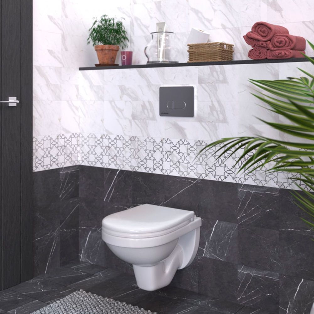 Унитаз BERGES подвесной  Ego Rimless 49см сиденье дюропласт Toma slim SO микролифт быстросъем