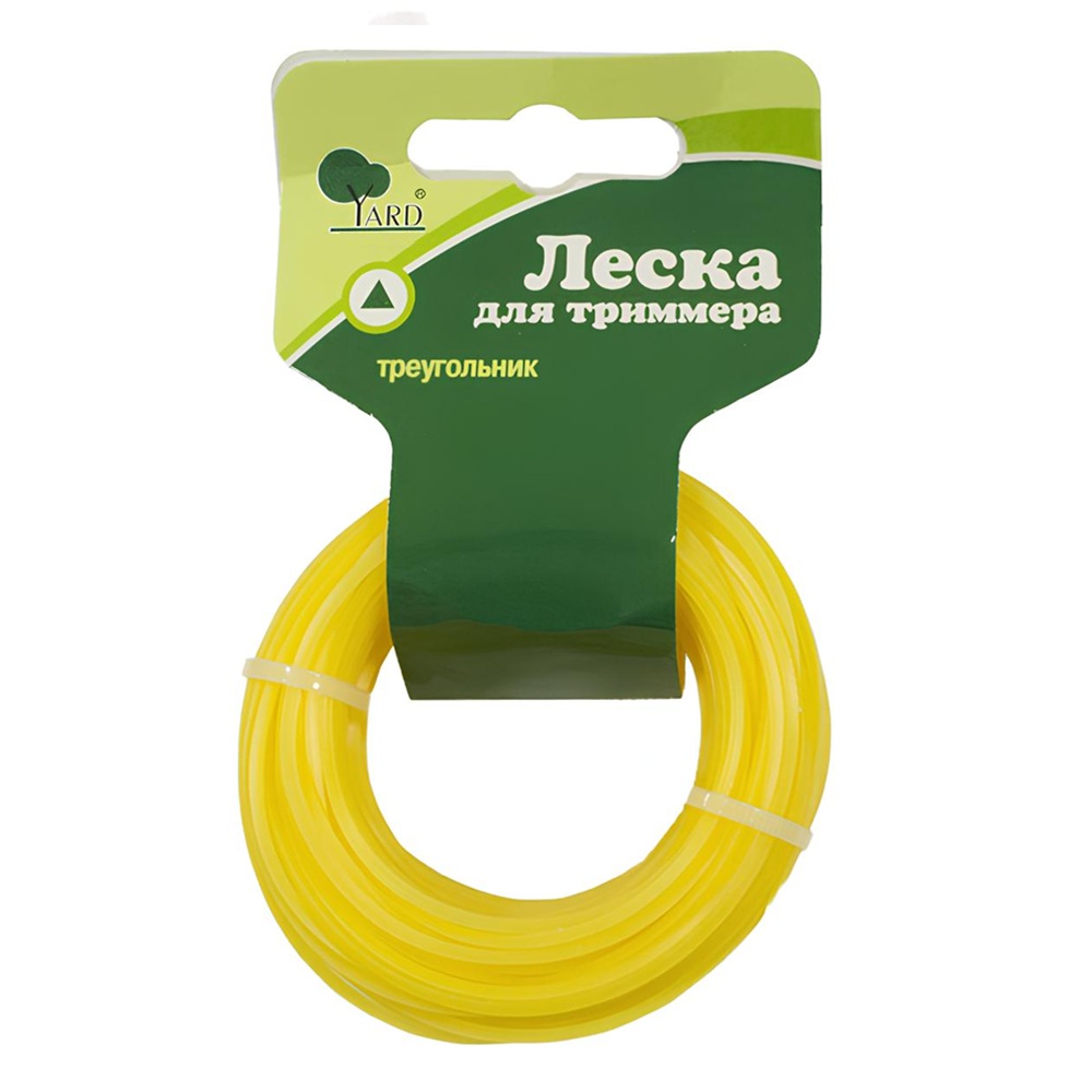 Леска для триммера 1,6 мм х 15 м треугольная Yard