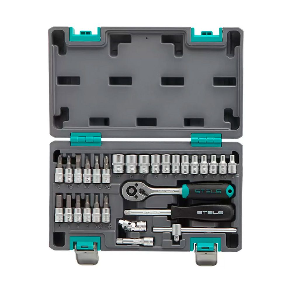 Набор инструментов 1/4" 29 предметов Stels 14100