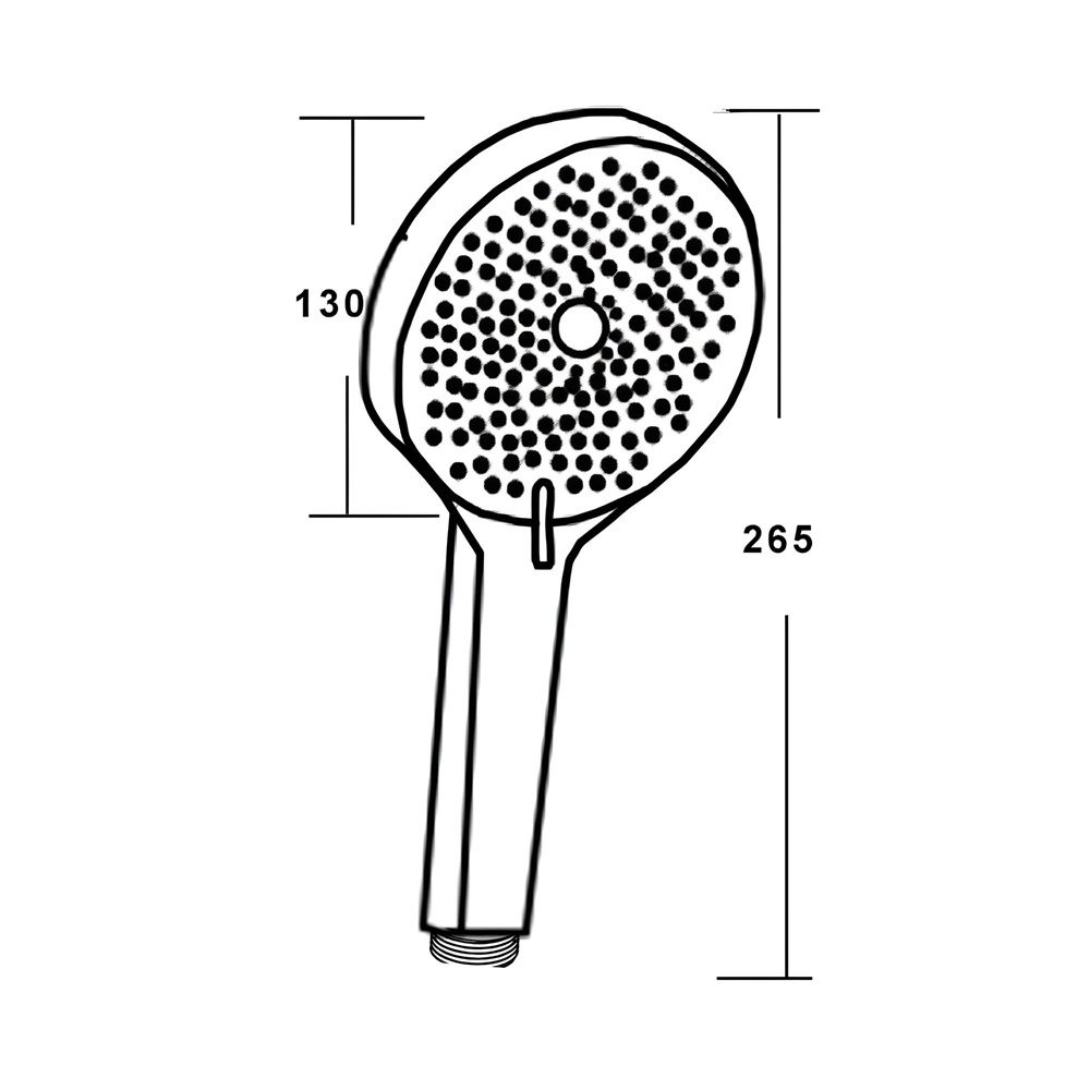Лейка для душа Voda VSP16 3 режима d130 мм