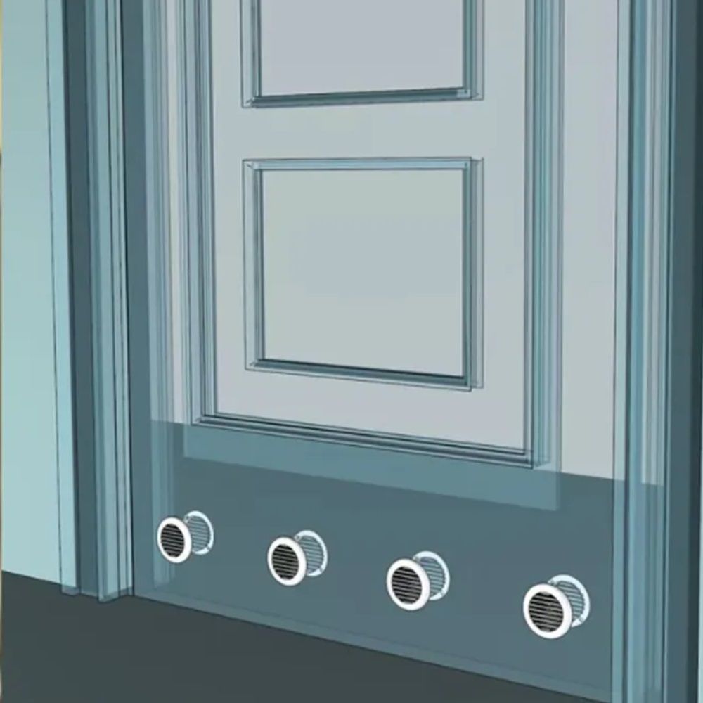 Решетка переточная круглая D50 с фланцем D45,4  05ДП 1/4