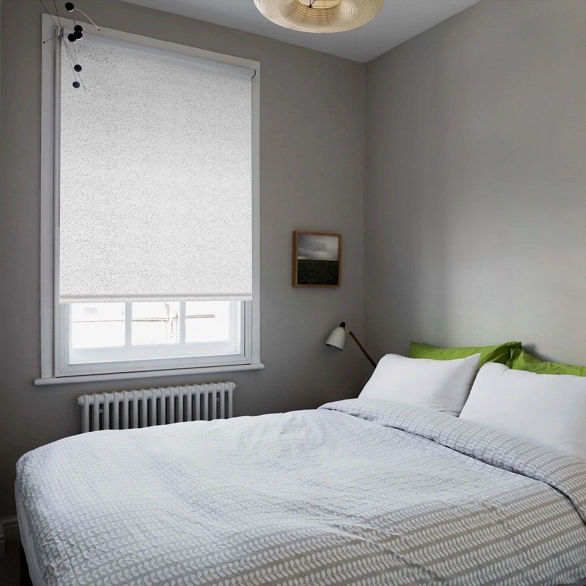 Штора рулонная блэкаут Старк 73х160 см белая