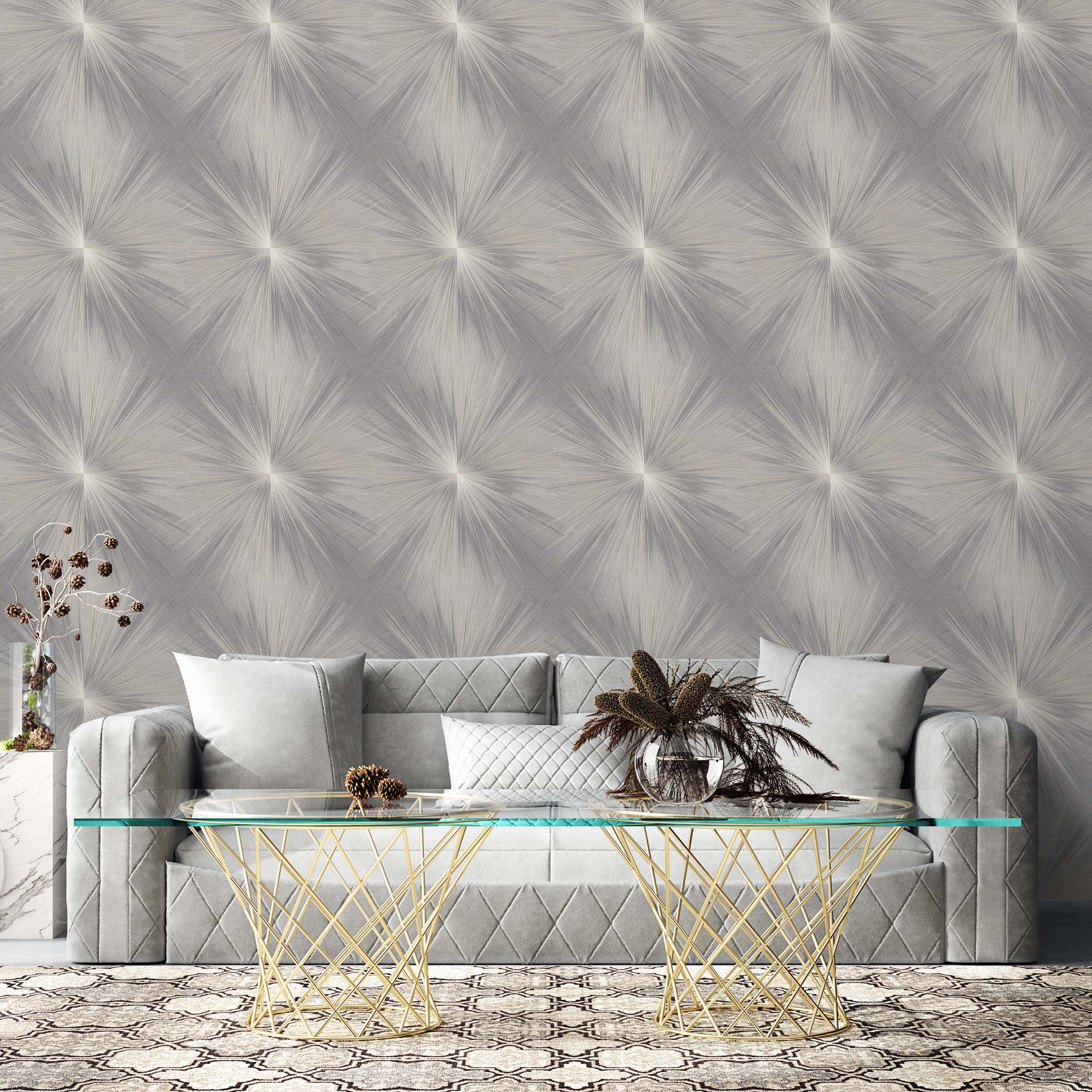 Обои 9203-23 Monte Solaro 1,06х10 м Flash серый