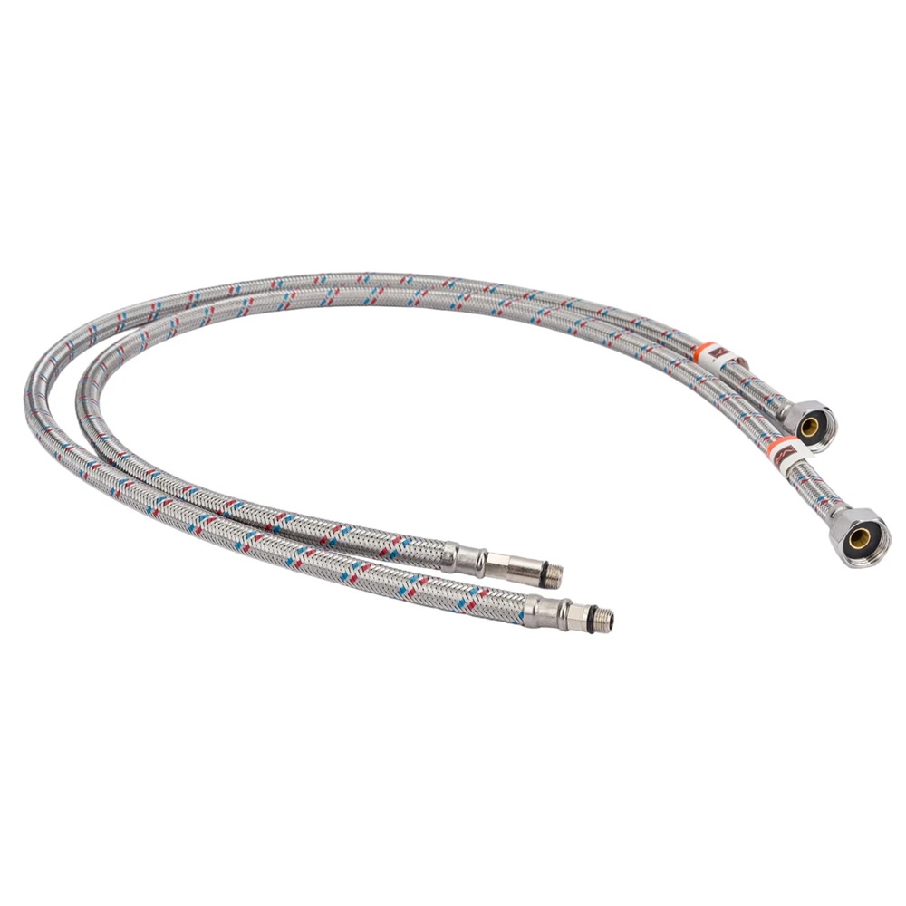 Подводка для смесителя 1/2"хМ10 1,2 м Г/Ш 2 шт