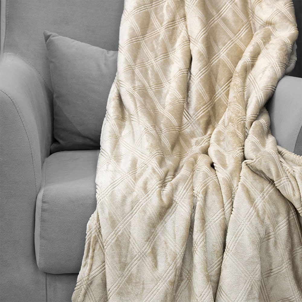 Плед Texrepublic TF FNE BE-GY1 2022 c-клетка