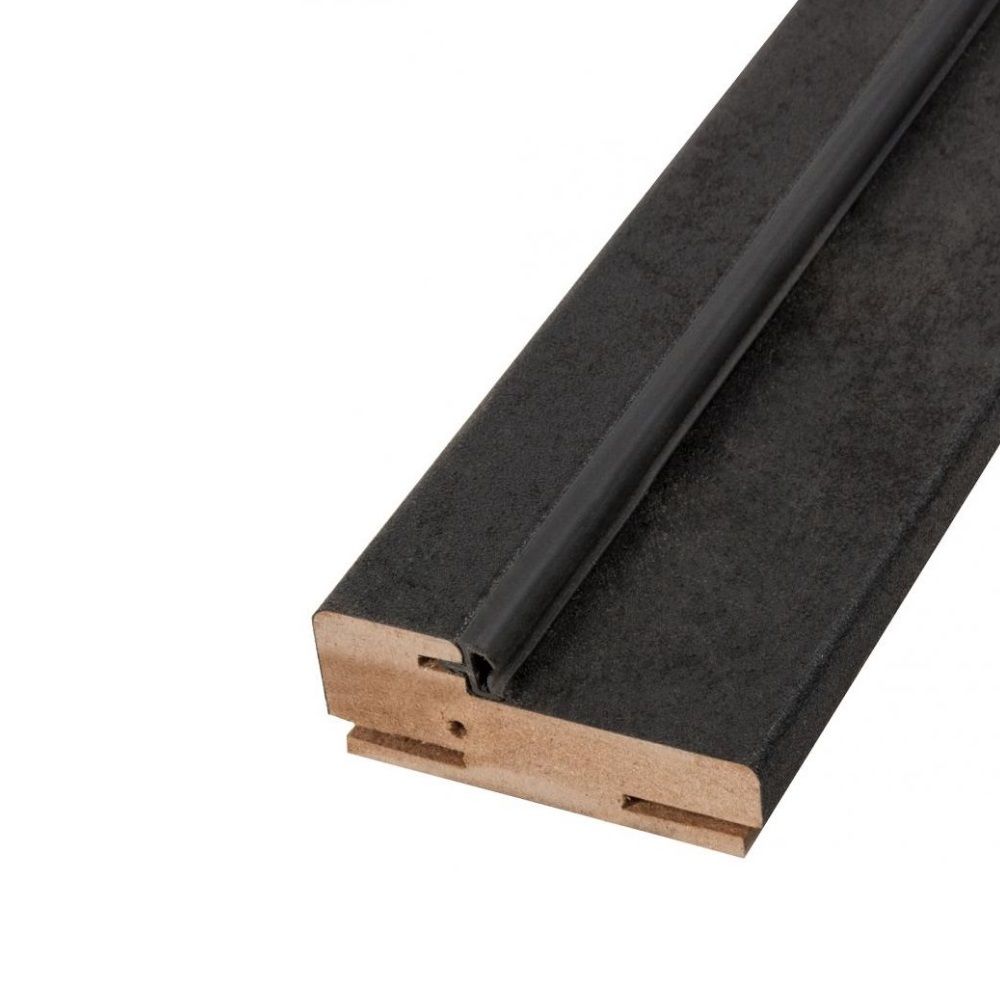 Брус коробочный телескоп 26х75х2070 мм New ПВХ Бетон графит