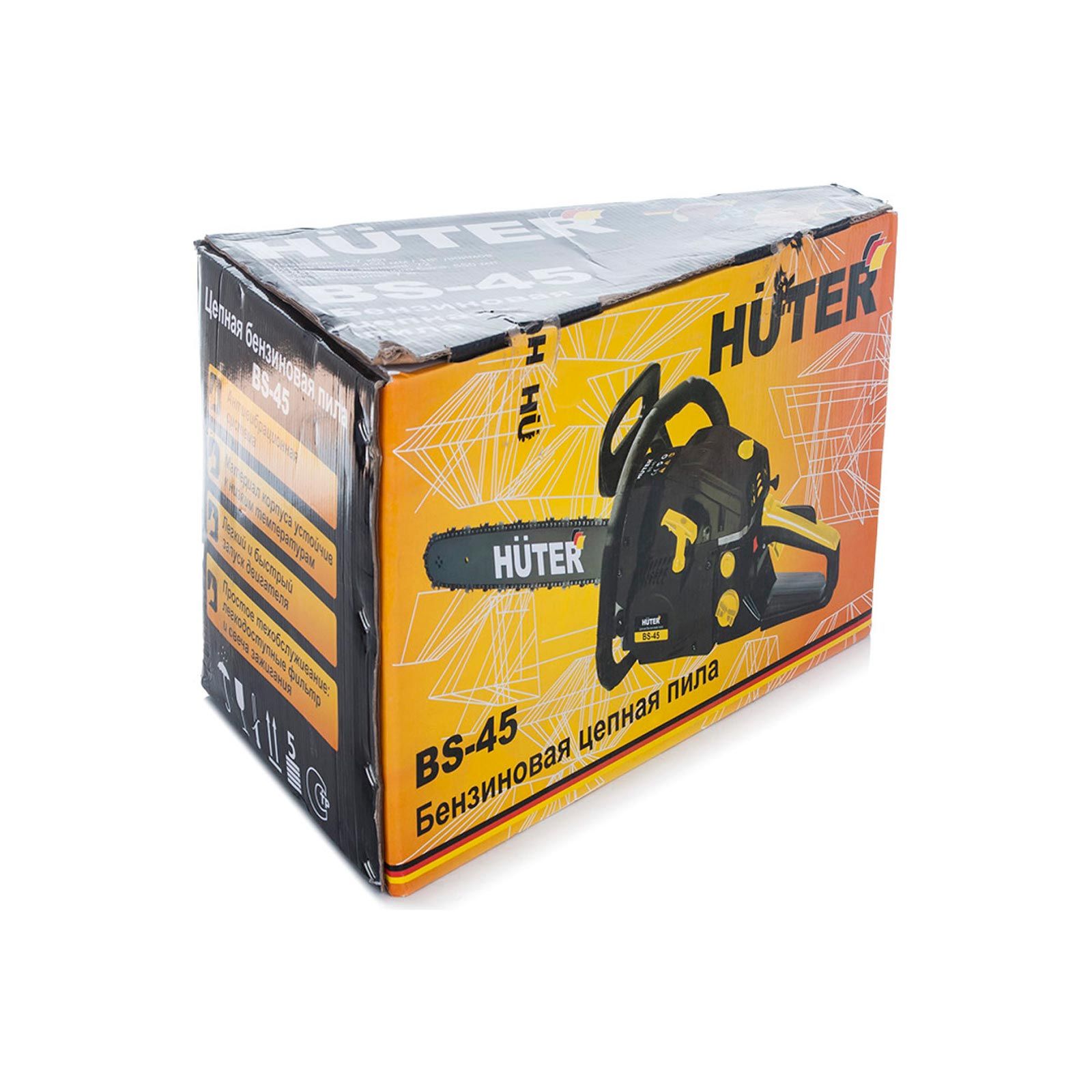 Пила цепная бензиновая Huter BS-45 3,1 л.с. шина 18"/45 см