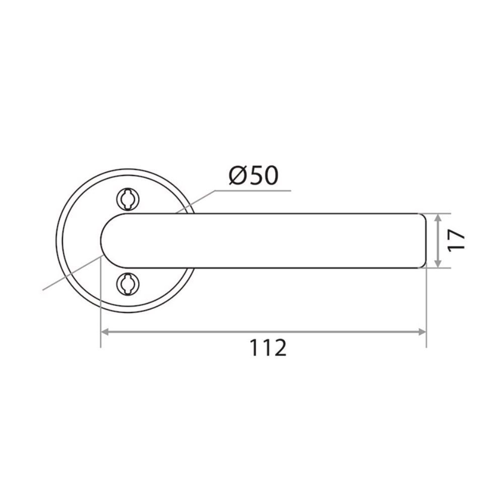 Ручка поворотная 16/001 CP хром