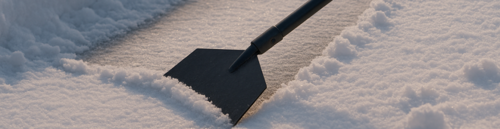 Скребок для чистки снега на дачном участке: эффективная уборка участка зимой