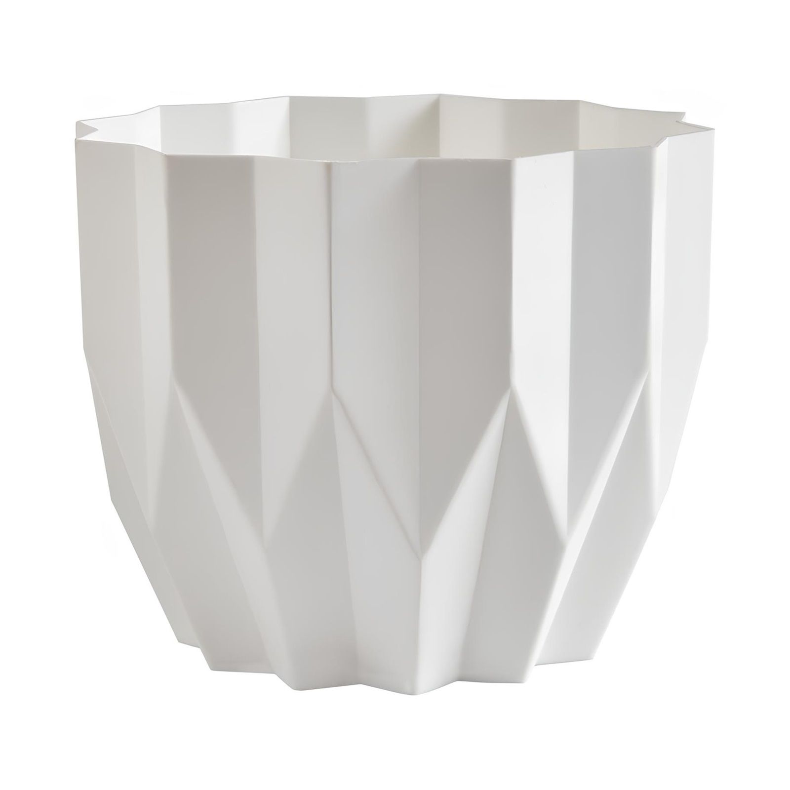 Кашпо Геометрия белый 0,8 л