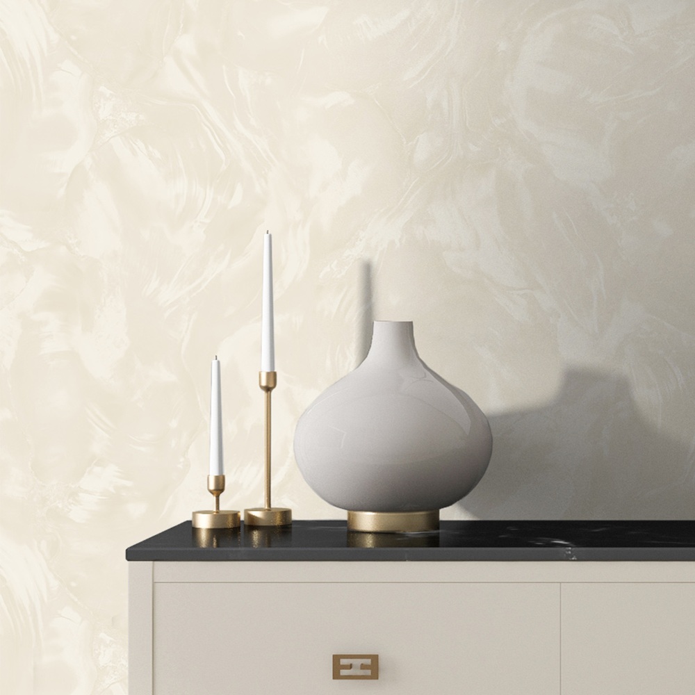 Обои NewAGe Era NA9150-12 бежевые штукатурка 1,06х10,05 м