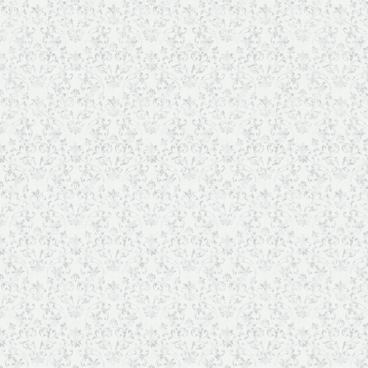 Обои Erismann Жозефина 60201-02 белые вензель 1,06х10,05 м