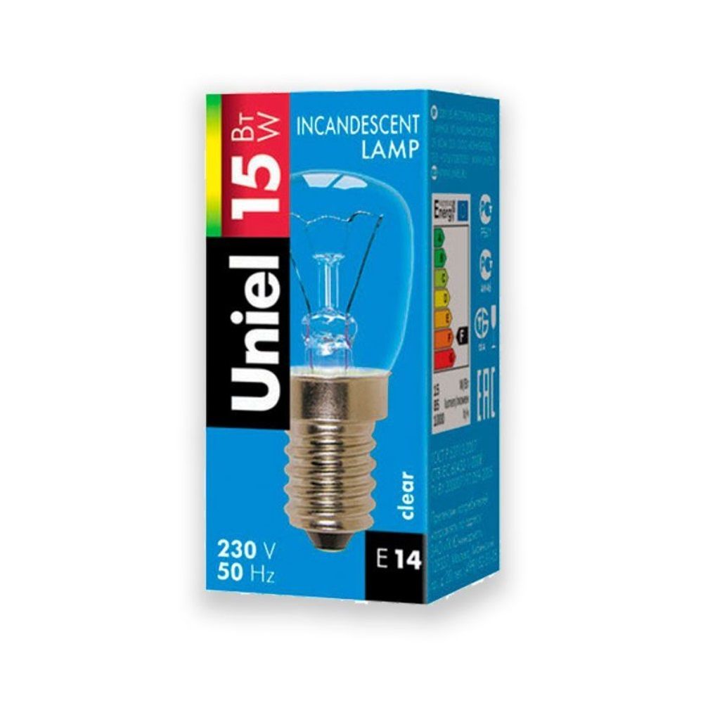 Лампа накаливания для холодильников 15Вт.110Лм  IL-F25-CL-15/E14 картонная упаковка