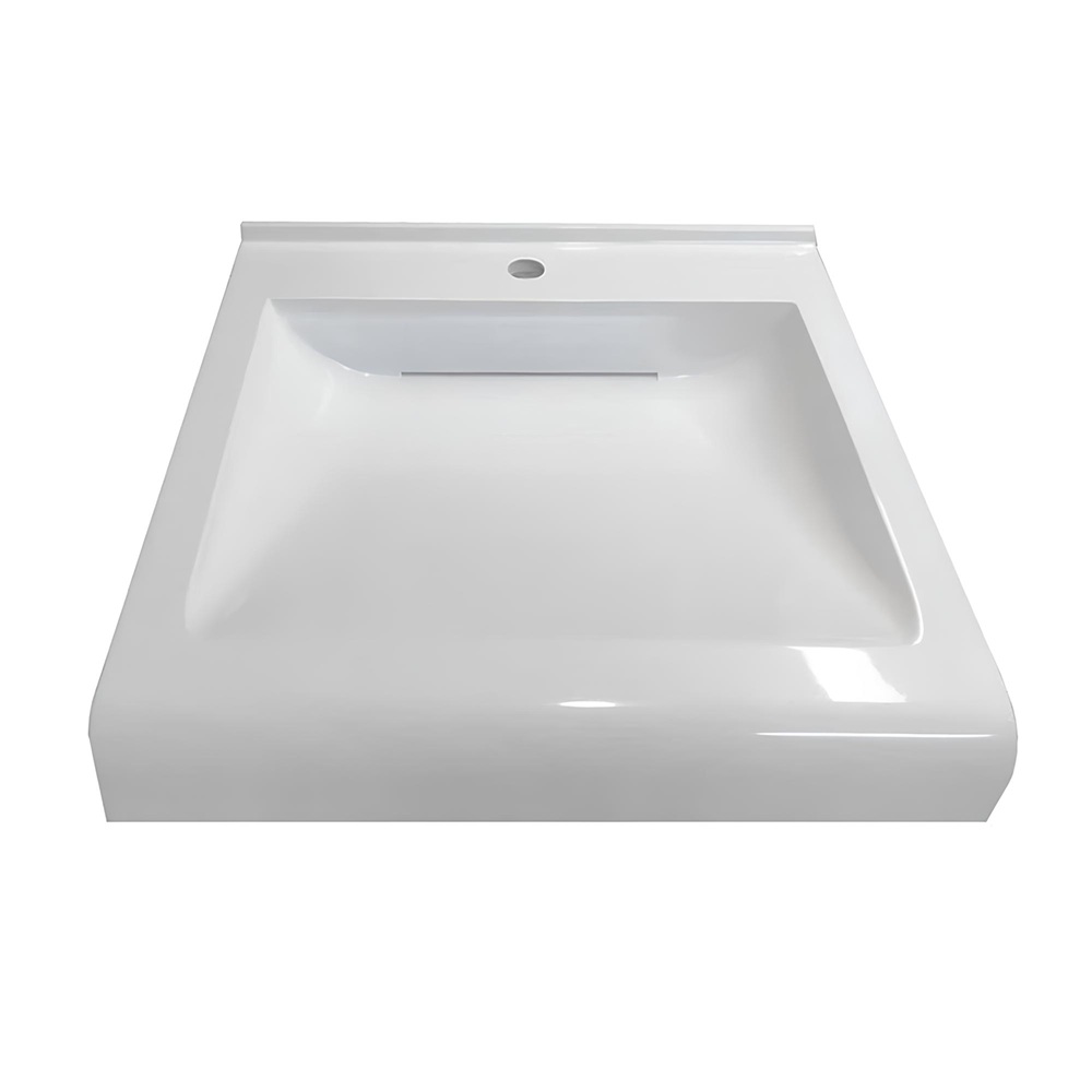 Раковина подвесная над стиральной машиной Фортуна 600х600 мм с кронштейнами