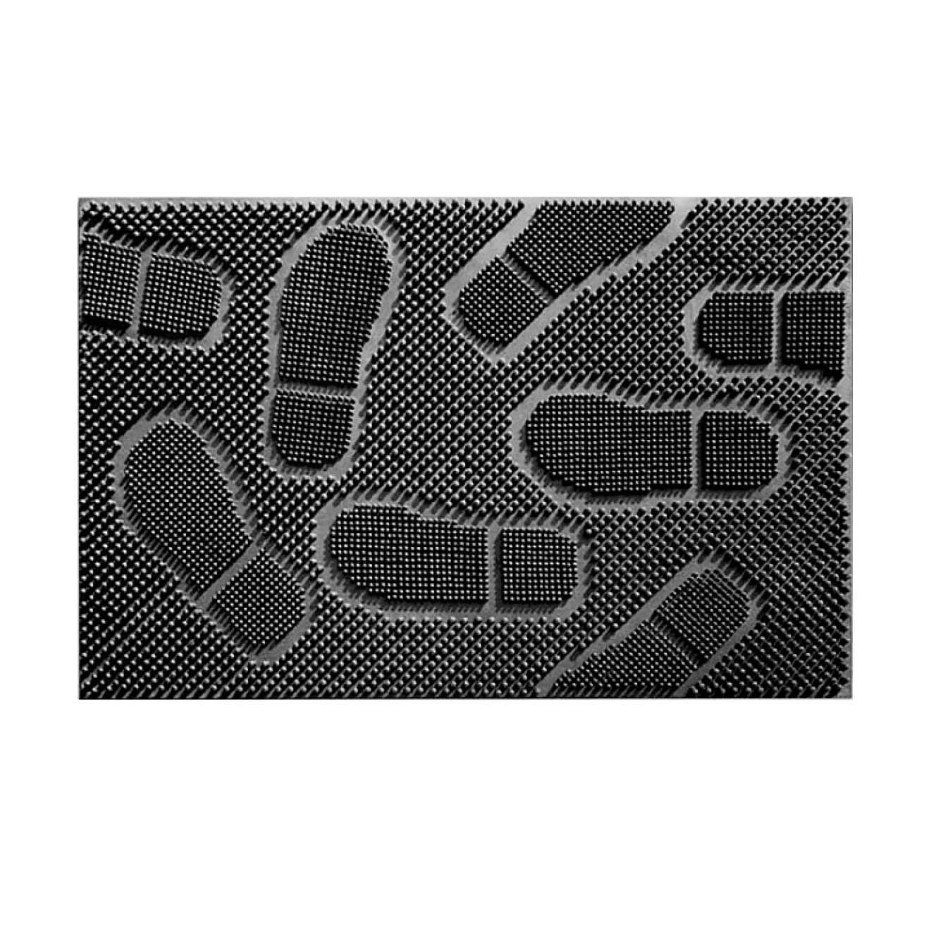 Коврик резиновый Ботинок 40x60 см черный